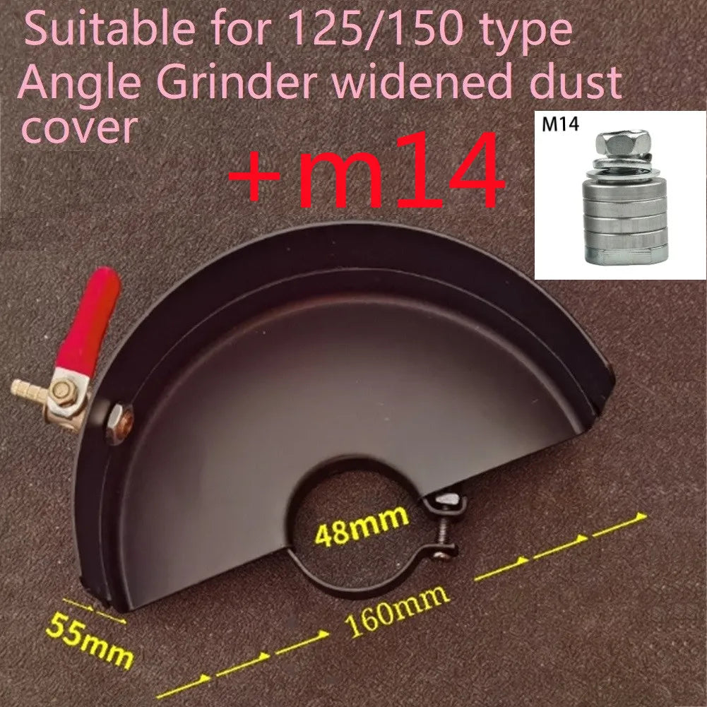 M10 M14 Angle Grinder Grooving Machine Adapter | 100/125 Type Peaceful Pleasures Health and Wellness 160x48mm m14