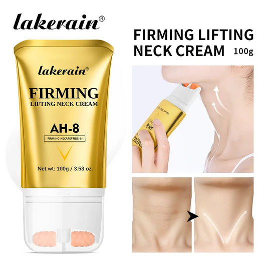 Lakerain AH-8 Firming Neck Cream & Roller – 100g Firming Neck Cream Oasis Select