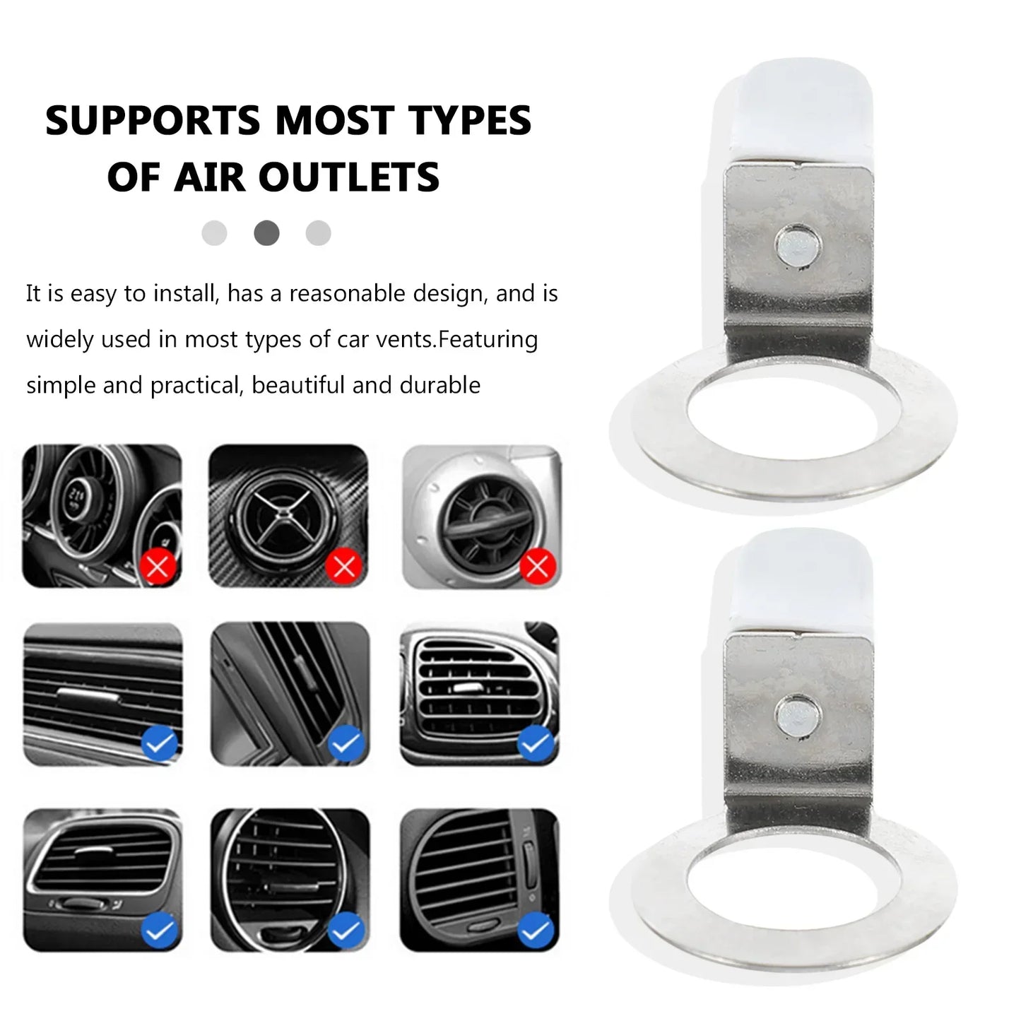 360° Car Air Vent Fragrance Diffuser Clip | 1–60 Pack