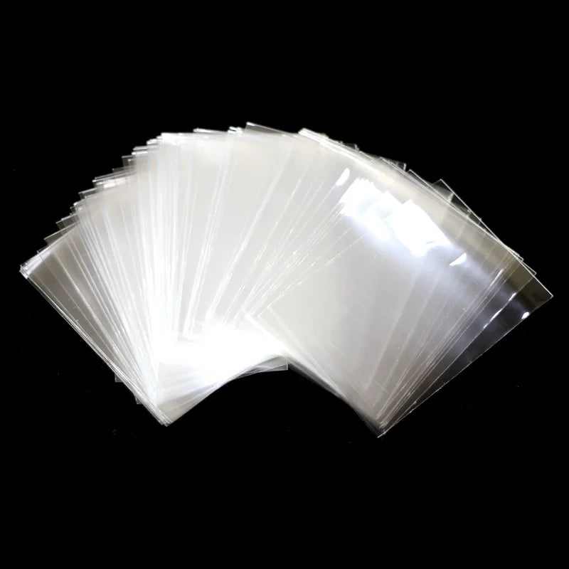 50pcs Various Sizes Transparent Card Sleeves Magic Card Game Tarot Poker Cards Protector Board Game Card Sleeves Card Sleeves Peaceful Pleasures Health and Wellness