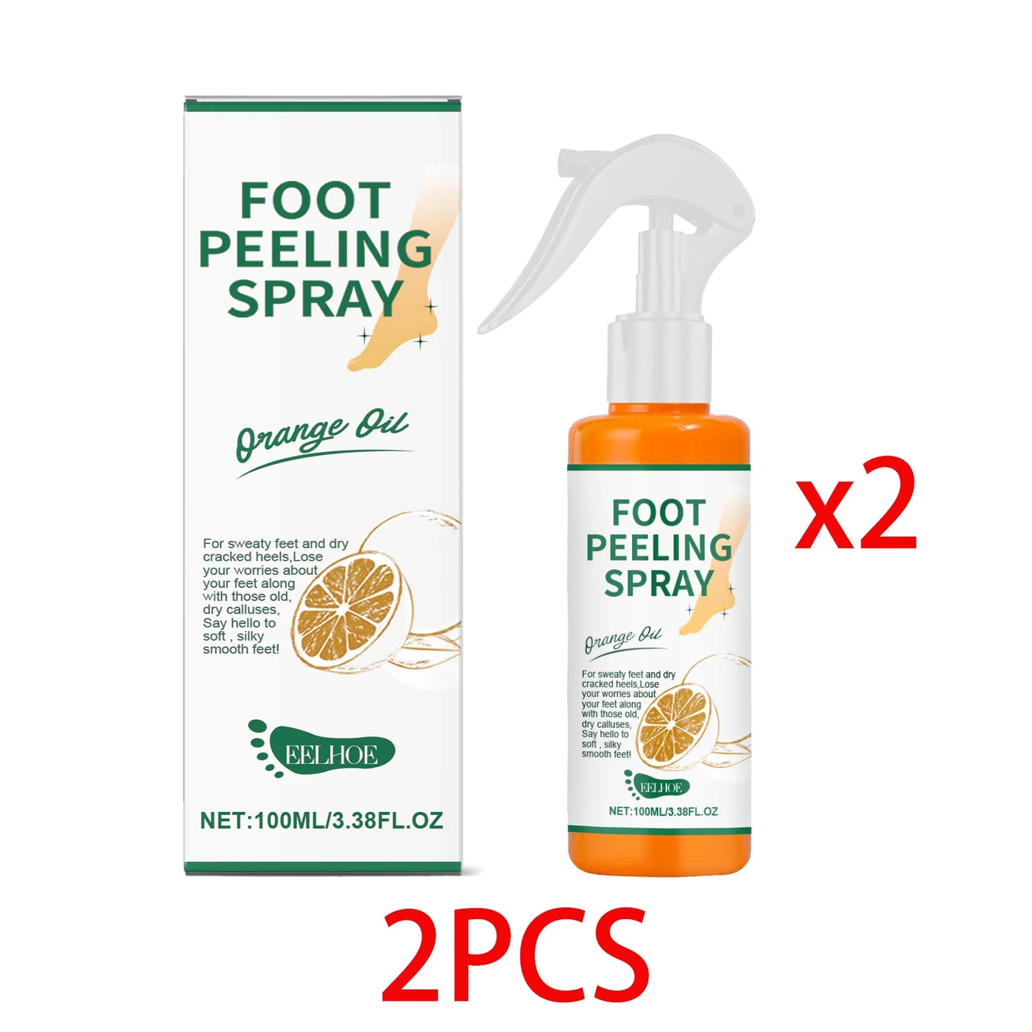 Foot Exfoliating Spray | Salicylic Acid & Allantoin 100ml