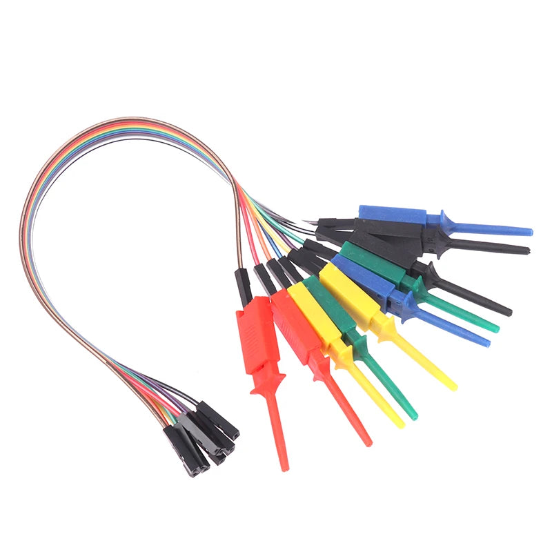 20cm Test Hook Clip Logic Analyzer Probe Clamp Kit | Chips & Pins