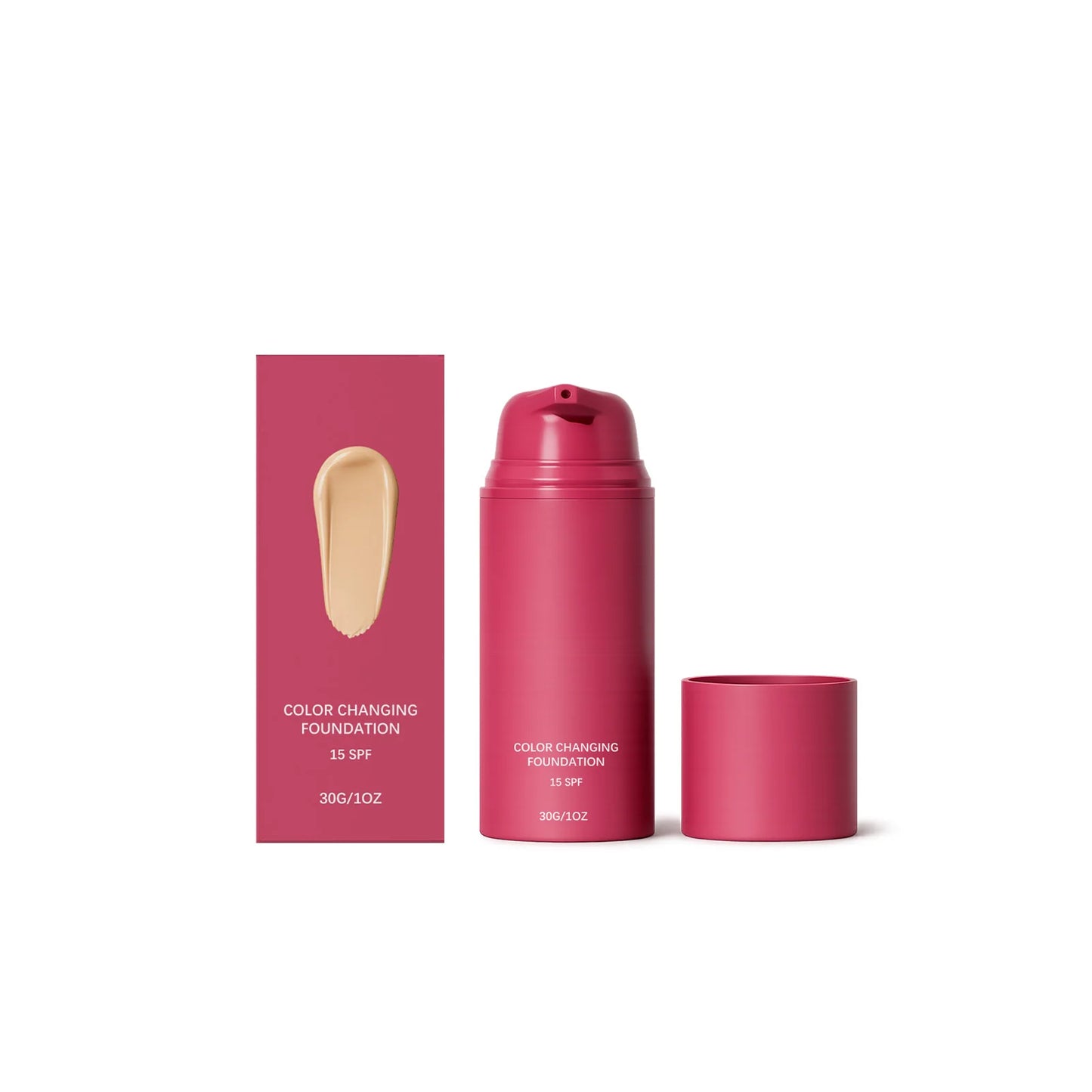Color Changing Foundation 30g | Moisturizing Glowing Skin