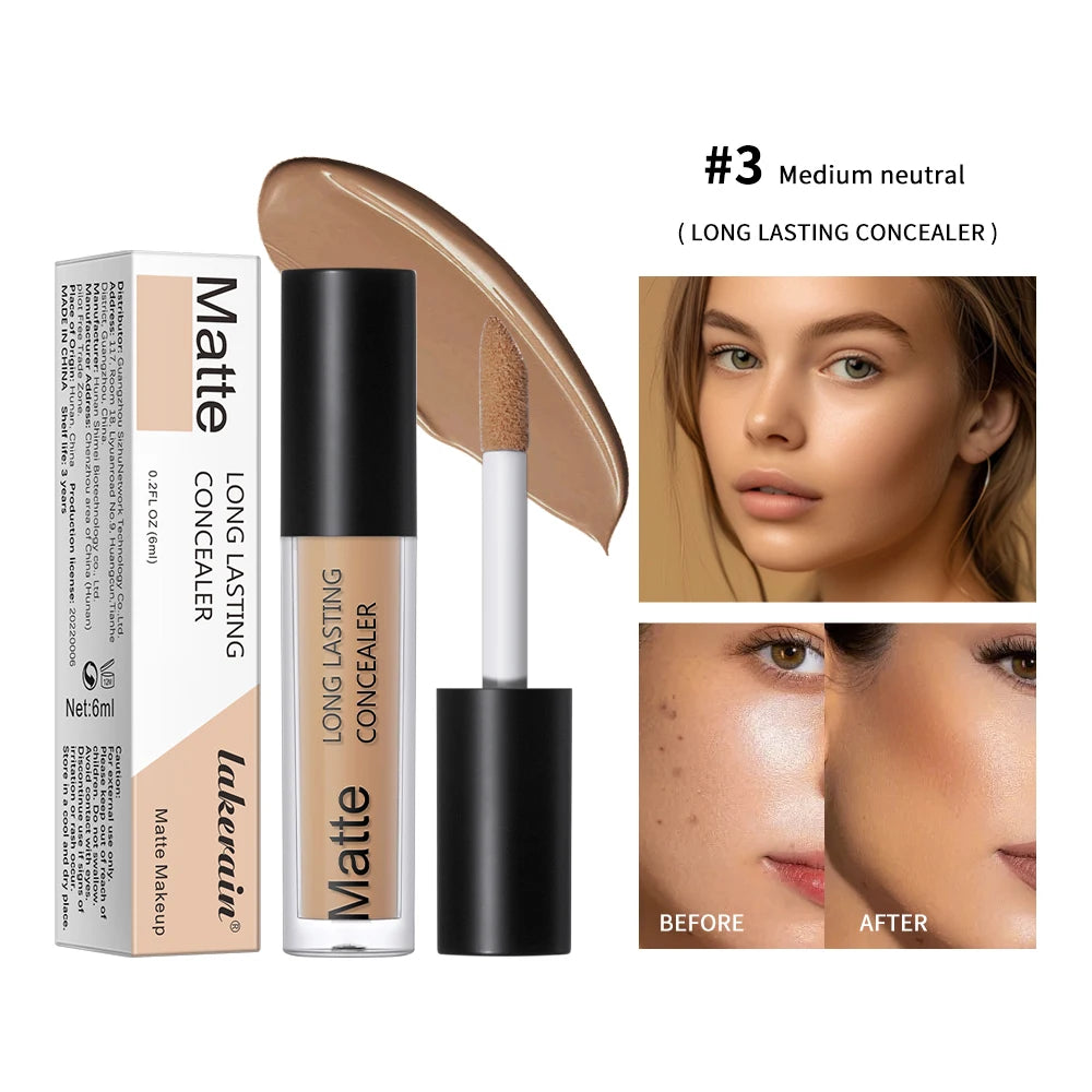Eye Concealer Contouring Concealer Liquid Shadow Contouring Liquid Matte Highlighter Stick Side Contouring Liquid Peaceful Pleasures Health and Wellness 3Medium Matte