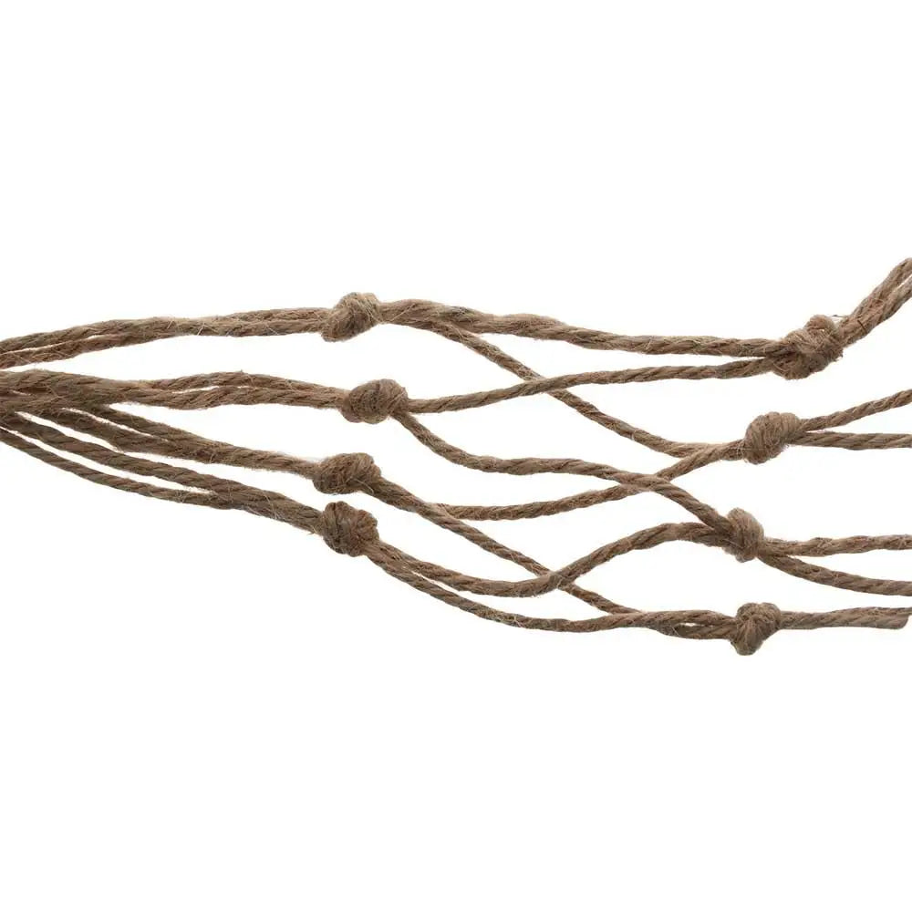 Macramé Hemp Rope Plant Hanger – Knotted Hanging Basket
