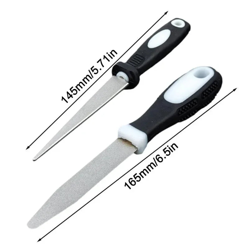 Diamond Folding Knife Sharpener – Double-Sided Sharpening Stone