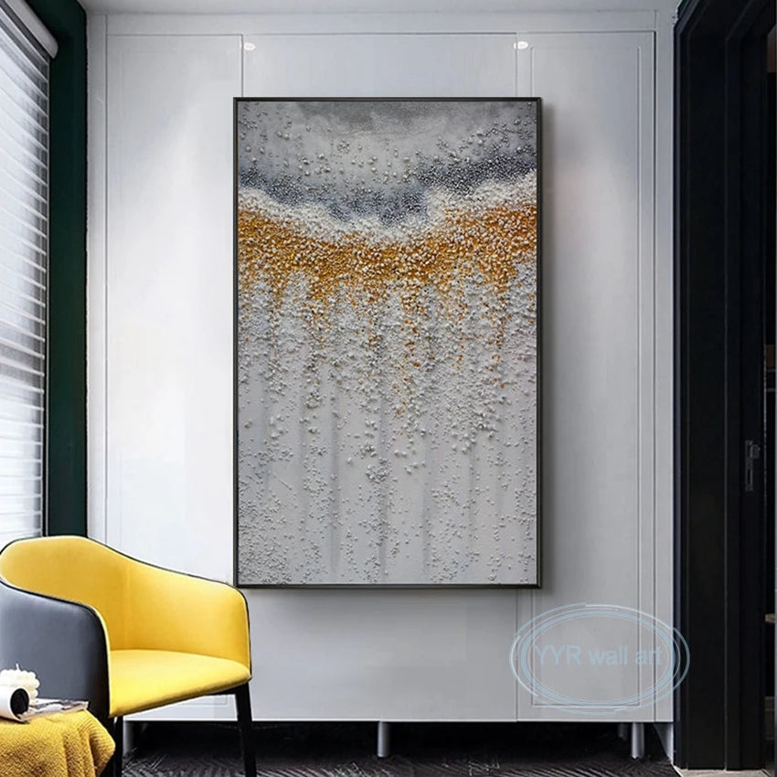 Unique Abstract Acrylic Drawing Wall Art Decoration For Living Room Bedroom Porch 100% Handmade Artwork On Canvas Unframed Image Peaceful Pleasures Health and Wellness