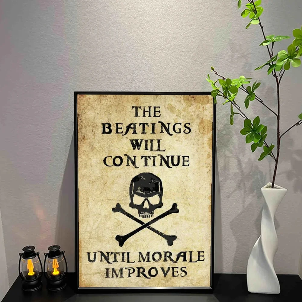 Pirates of the Caribbean Canvas Wall Art Poster – Unframed