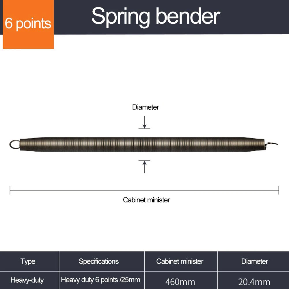 Length 4 Point PVC Pipe Bender Wire Bending Manual Tools Curve Tan