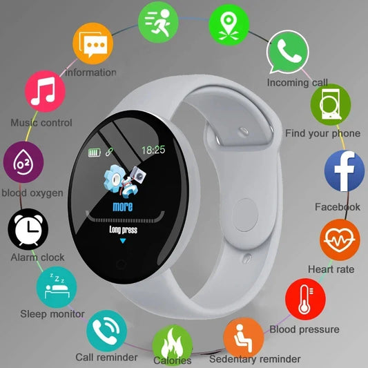 D18 Smart Bracelet – Heart Rate, Sleep & Fitness Tracker Watch Smart Fitness Bracelet Oasis Select