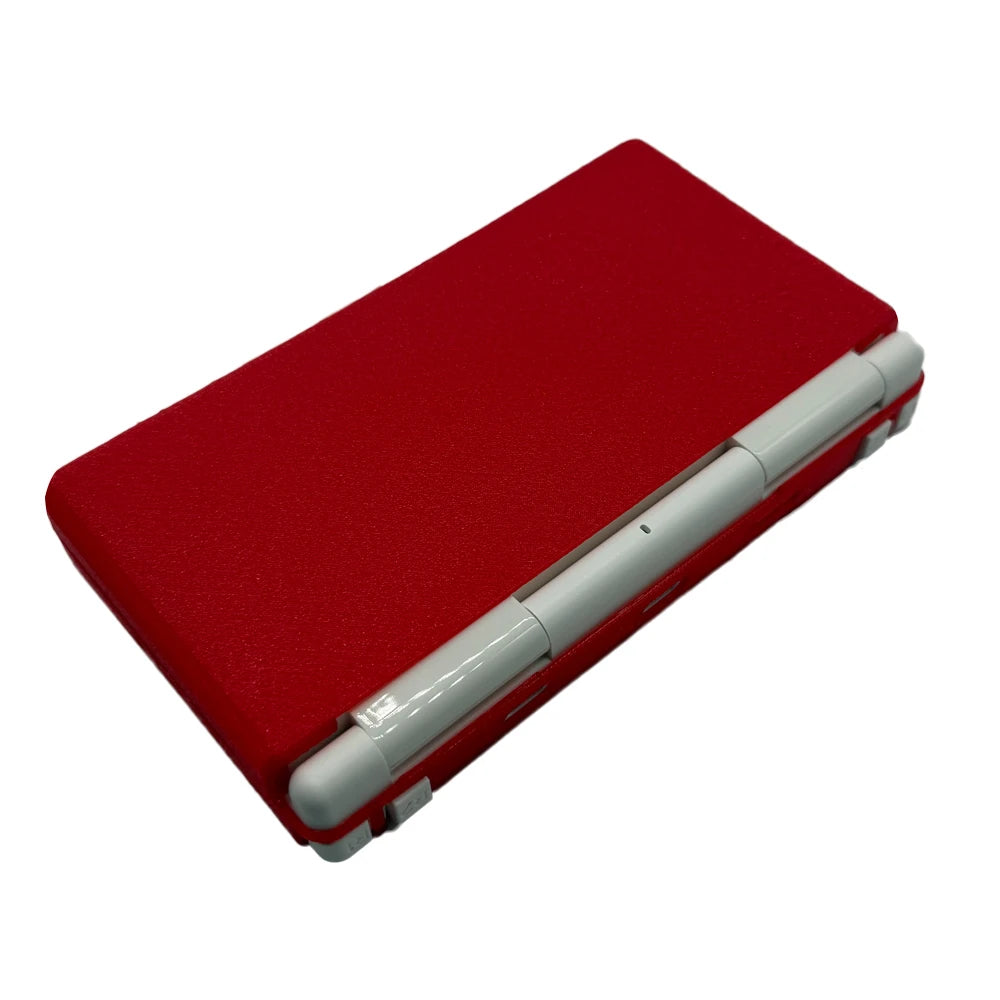 TPU Anti-Slip Flexible Protective Shell For Anbernic RG DS Console 3D Printed Protective Cover Fashionable And Simple Design Peaceful Pleasures Health and Wellness Translucent Red