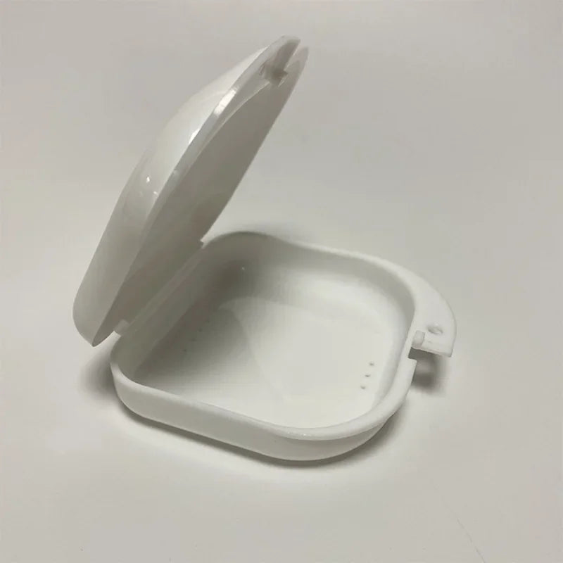 Denture Tray Box Dental Orthodontic Retainer Box Case Plastic Teeth Container Denture Box False Teeth Protective Case Peaceful Pleasures Health and Wellness