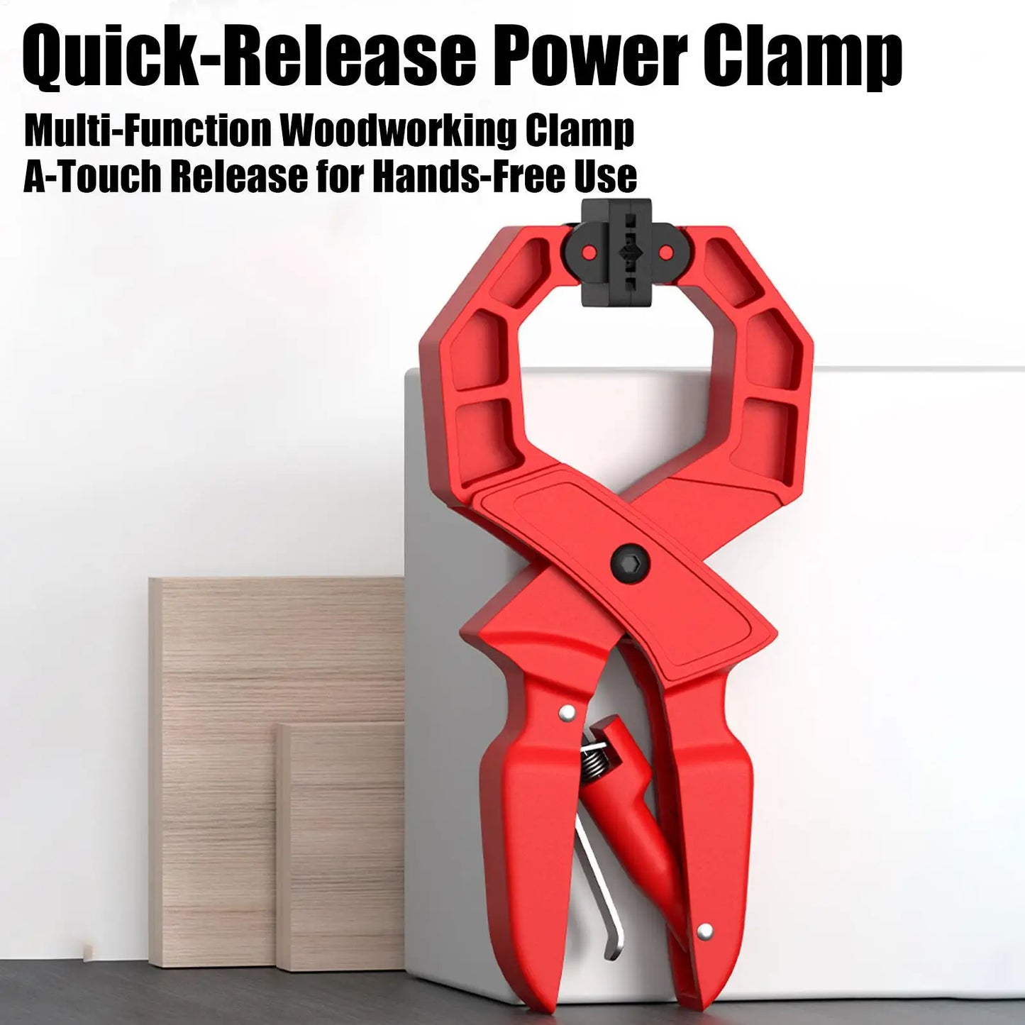 6-Inch Heavy Duty Spring Clamps | Strong Grip Woodworking DIY