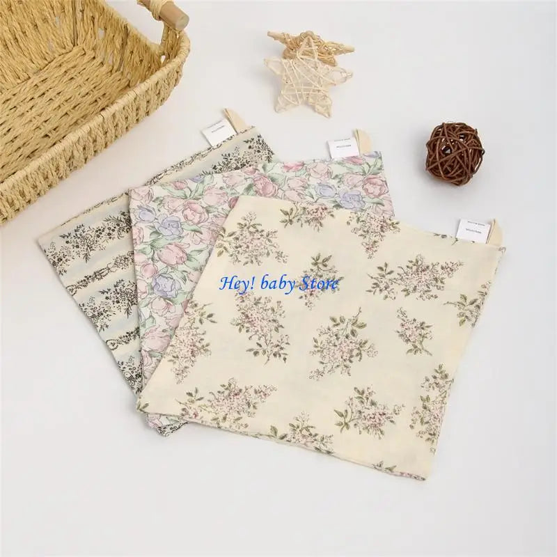 4-Layer Cotton Baby Bibs & Burp Cloths | Soft & Absorbent