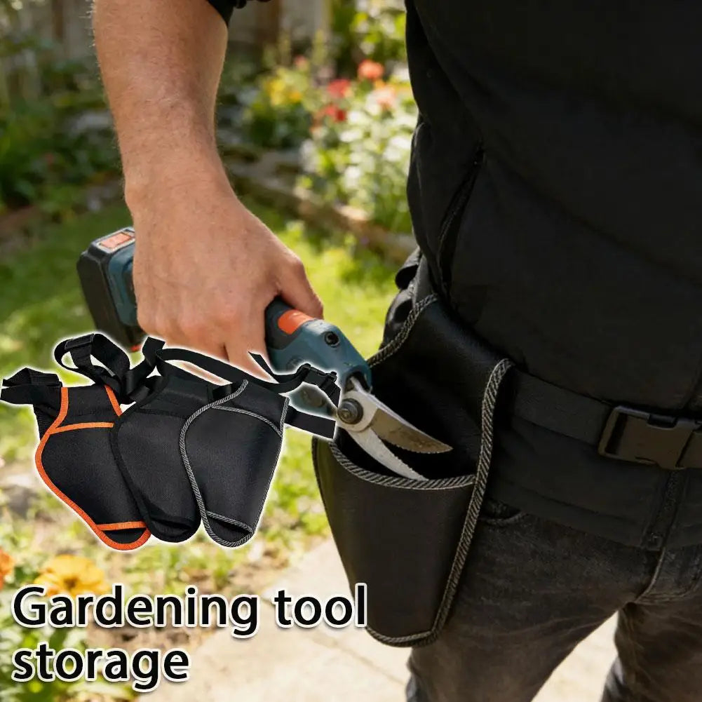 Hard Shell Electric Scissors Storage Bag Portable Garden Tool Organizer Large Pockets Gardening Equipment Storage Pouch Peaceful Pleasures Health and Wellness