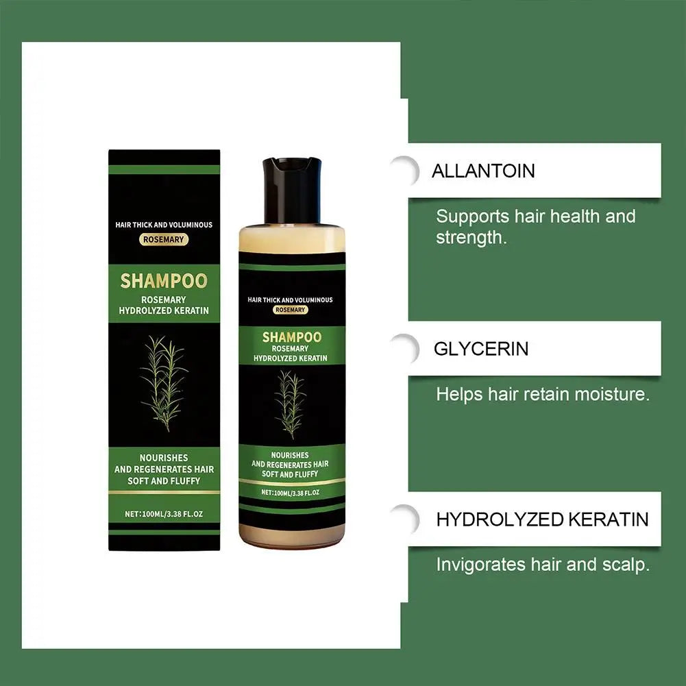 Rosemary Thickening Shampoo | Keratin Repair & Scalp Health Thickening Shampoo Peaceful Pleasures Health and Wellness