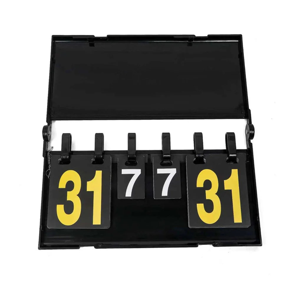 Portable Manual Flip Scoreboard – Basketball, Tennis, Volleyball Manual Flip Scoreboard Peaceful Pleasures Health and Wellness
