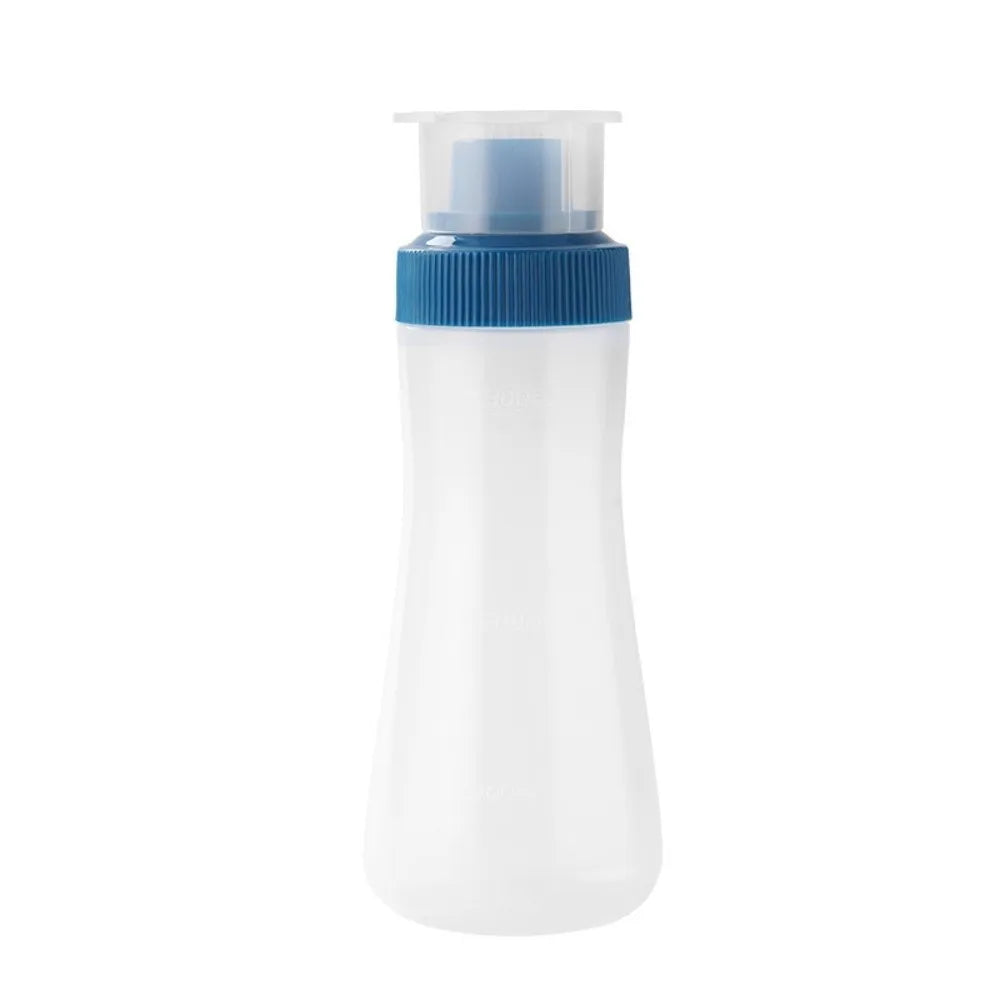 New 250/350ML Seasoning Bottle with Scale Moisture-proof BBQ Powder Bottle Clear Pepper Spice Jar Kitchen Tools Peaceful Pleasures Health and Wellness Blue-350ML