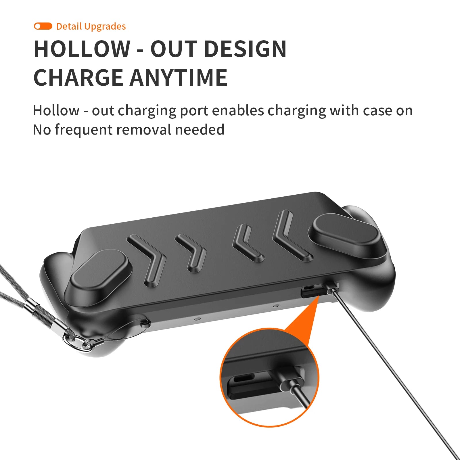 TPU+ABS Case Ergonomic Handle Grip Cover Anti-Drop Handheld Game Console Case Anti-Slip Host Shell For Rog Xbox Ally X Case Peaceful Pleasures Health and Wellness