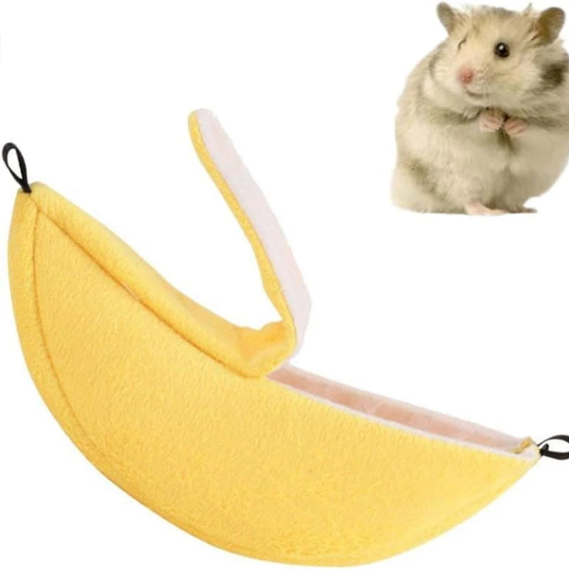 Banana Hammock Bed for Hamsters, Sugar Gliders & Small Pets