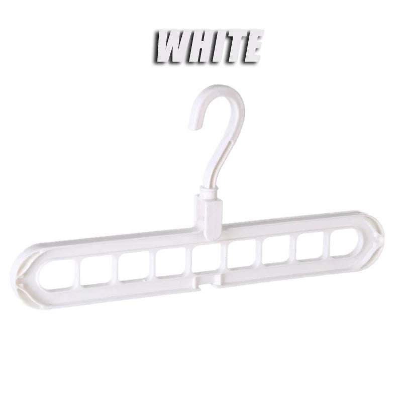 Multi-Port 360° Swivel Clothes Hanger Rack – 1 to 5 Pack