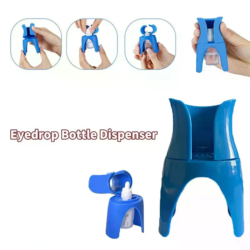 Eye Drops Holder Eye Drops Bottle Helper Eye Ointments Drops Holder Device Eye Drop Guide Aid Help Applicator Eye Care Tool Peaceful Pleasures Health and Wellness