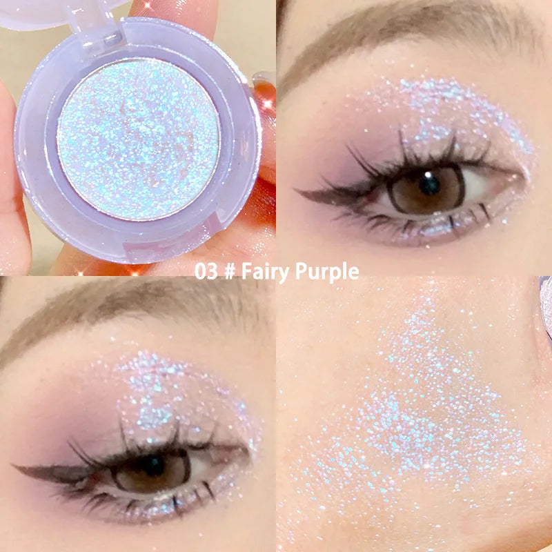 Glitter Eyeshadow Palette | Pearlescent Diamond Shimmer