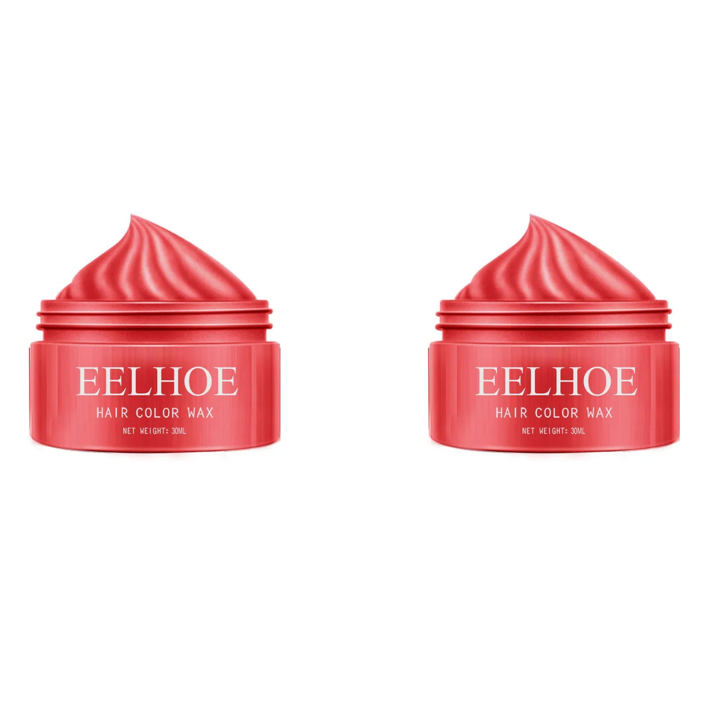 Natural Hair Color Wax Effectively Shaping Hairstyle Easy Coloring Add Personality Color Improve Hair Texture Temporary Hair Wax Peaceful Pleasures Health and Wellness Red 30m x 2