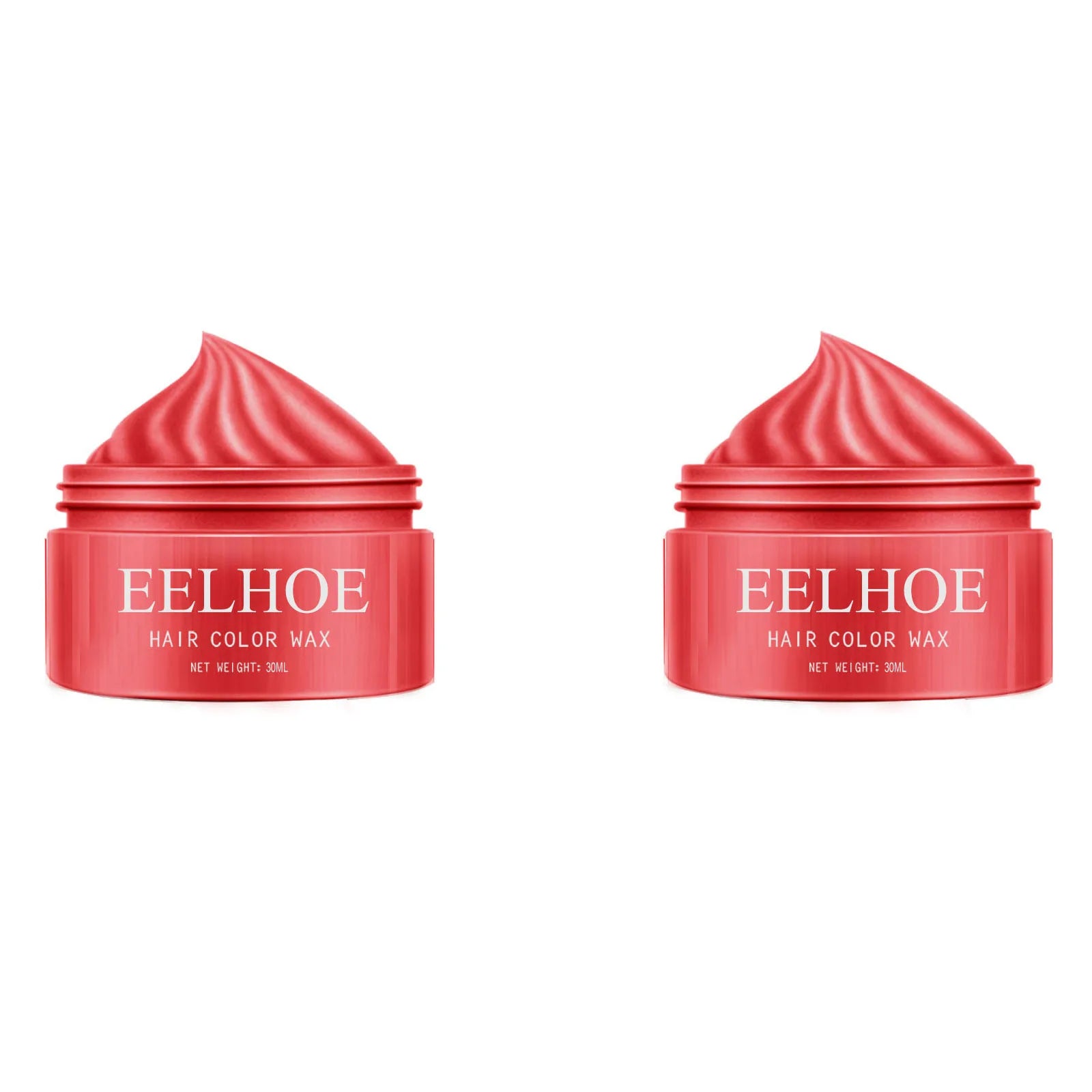 Natural Hair Color Wax Effectively Shaping Hairstyle Easy Coloring Add Personality Color Improve Hair Texture Temporary Hair Wax Peaceful Pleasures Health and Wellness Red 30m x 2