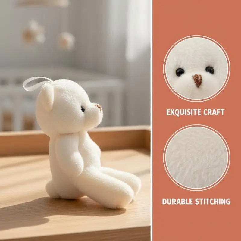 Mini Plush Bear Dolls Set – Party Favors & DIY Gifts for Girls