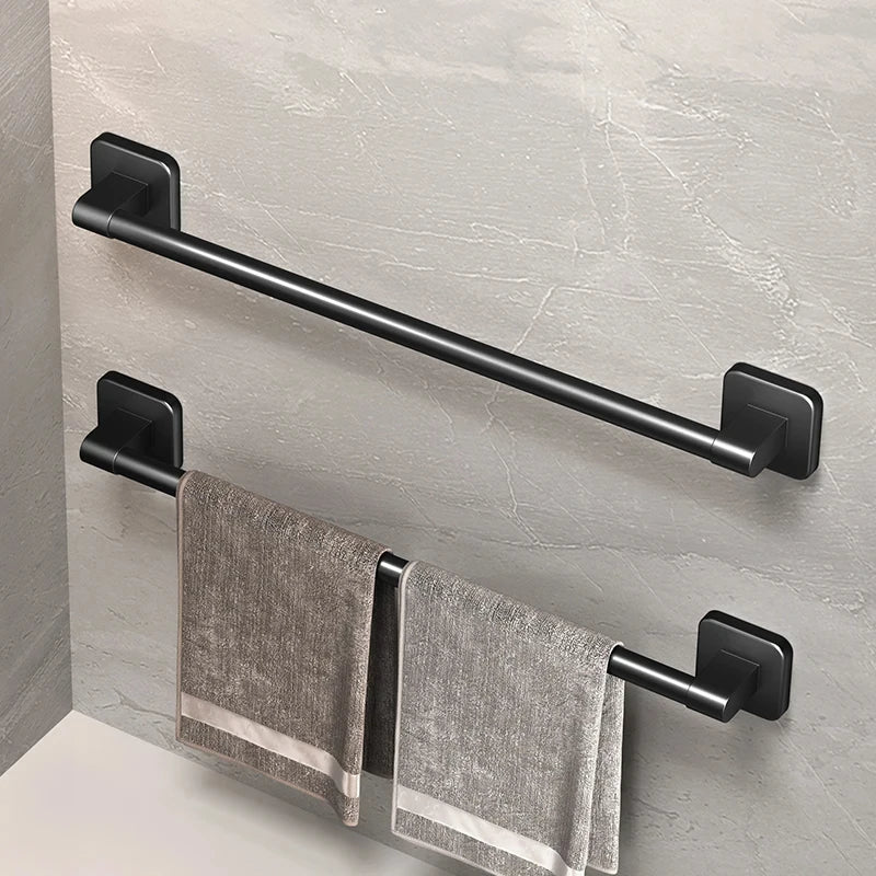 Self-Adhesive No-Drill Towel Bar | Bathroom Towel Rack