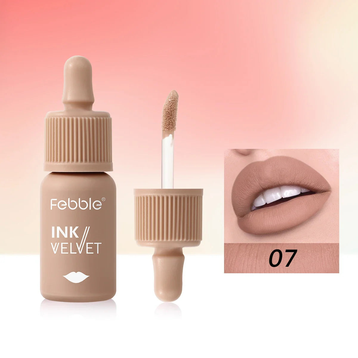 Febble 12-Color Matte Velvet Liquid Lipstick Set | Long-Lasting
