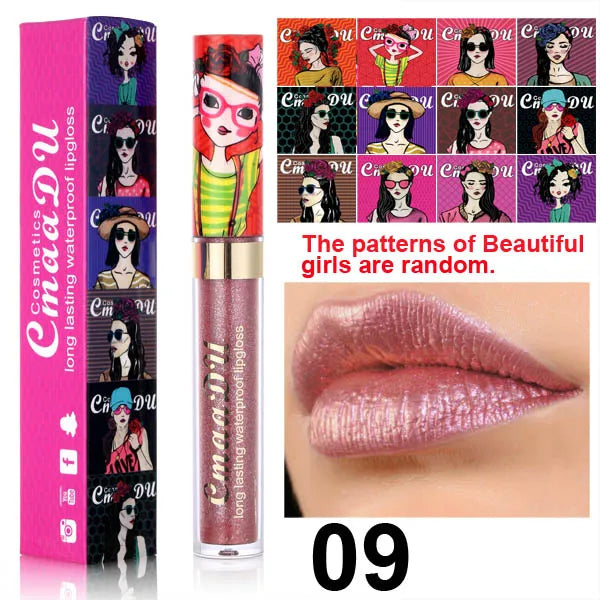 Cmaadu Metallic Shimmer Lip Gloss – Glitter & Long-Lasting Y2K