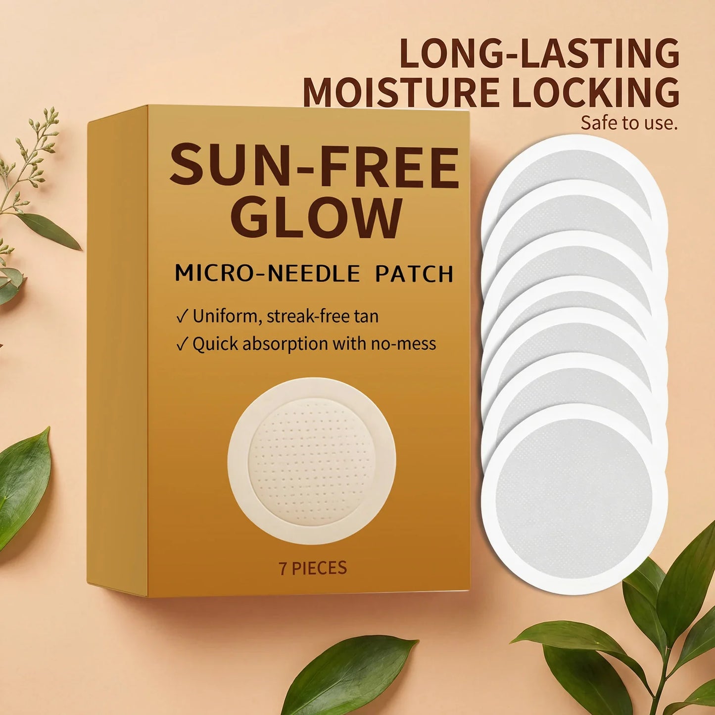 Micro-Needle Facial Self-Tanning Patch | Streak-Free Sun-Free Glow