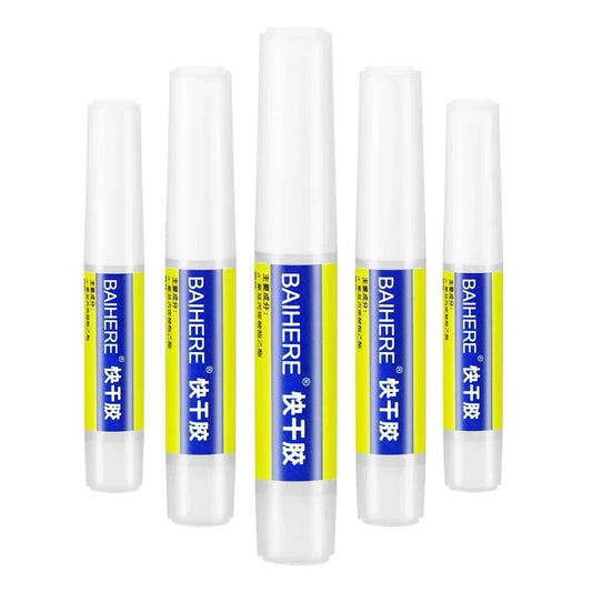 502 Super Glue Instant Quick-drying Cyanoacrylate Adhesive Leather Rubber Wood Metal Strong Bond Liquid Glue Tool 2g Peaceful Pleasures Health and Wellness 5PCS 2g