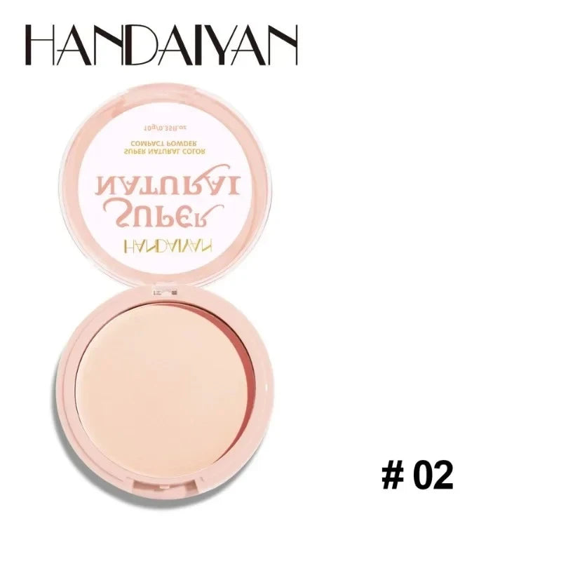 Handaiyan Matte Pressed Powder Foundation – 8 Shades, Oil Control