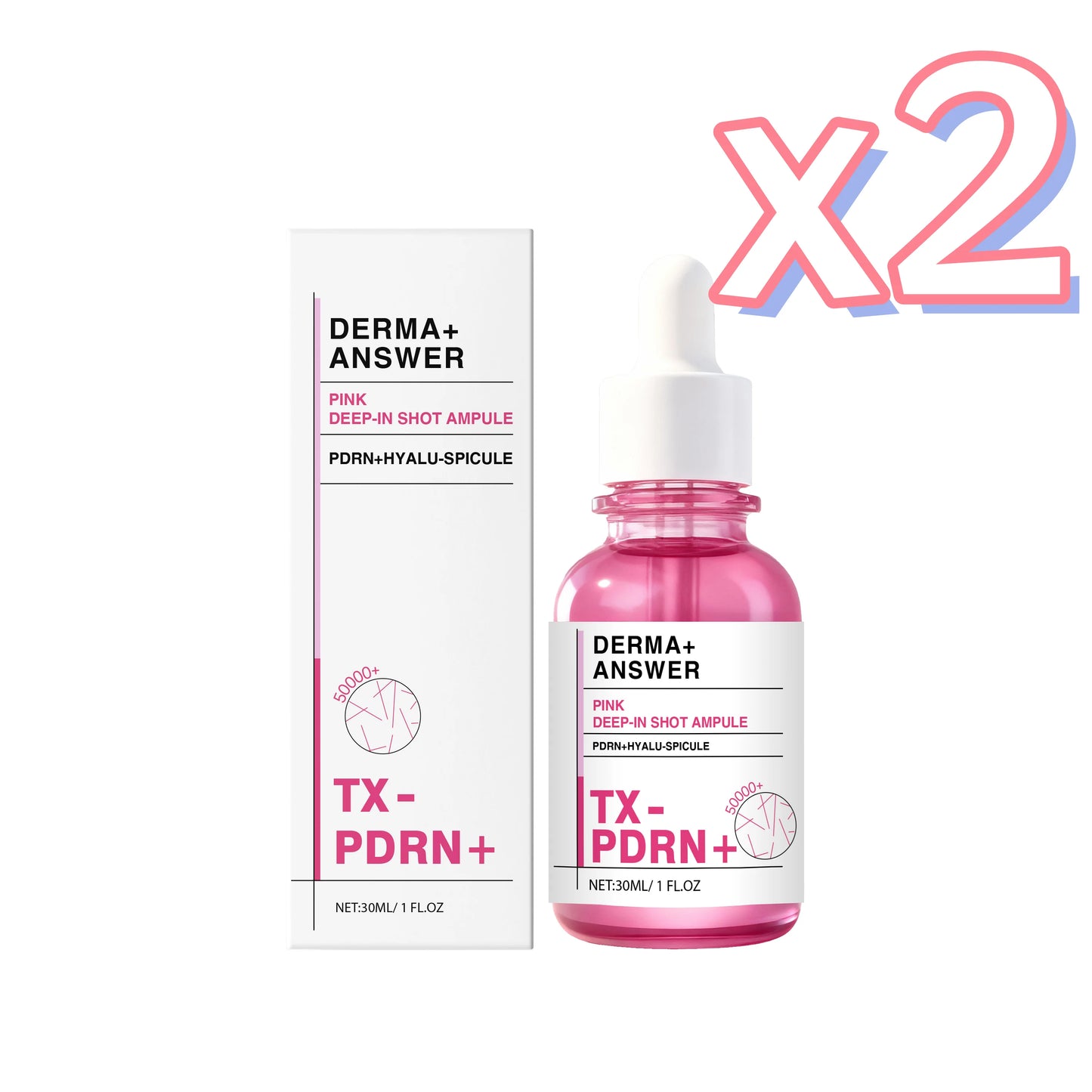 Nicotinamide Brightening Face Essence Deep Moisturize Reduce Wrinkles Brighten Dullness Fade Dark Pigment Collagen Facial Serum Peaceful Pleasures Health and Wellness 30ml Boxed x 2pcs