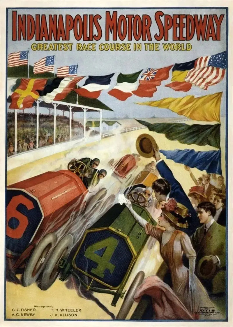F1 Le Mans Race Car Canvas Wall Art | Formula Grand Prix Print