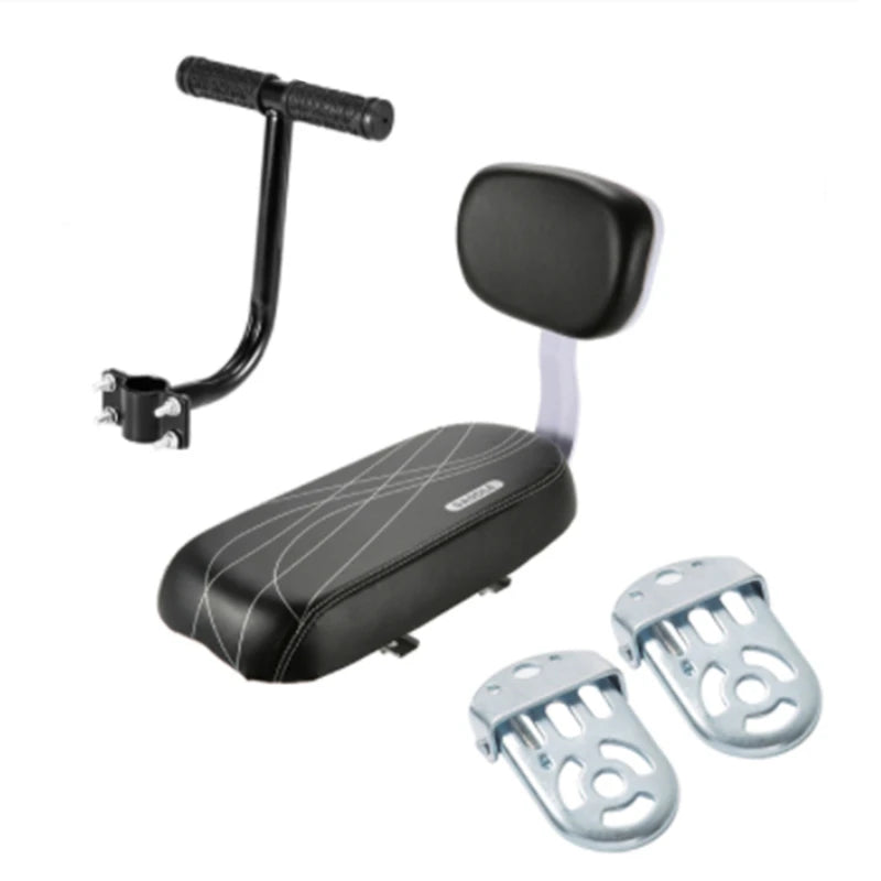 Bicycle Seat Cushion Armrest Foot Pedal Rear Seats Cushions Backrest Mountain Bike Comfortable Children Bicycles Armrests Peaceful Pleasures Health and Wellness armrest footrest