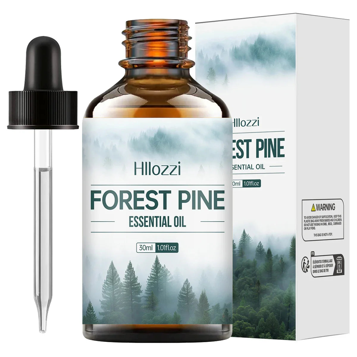 Hllozzi Forest Pine Essential Oil – Diffuser & Massage Blend
