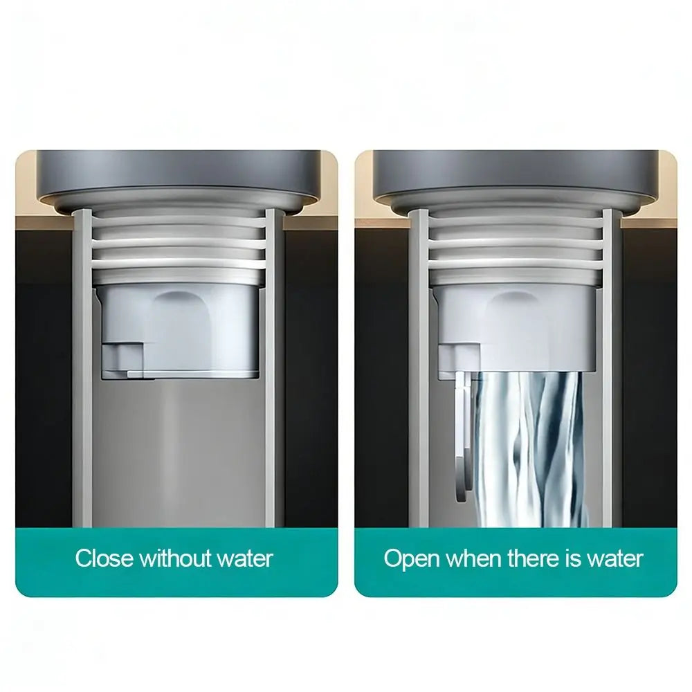 Retractable Sink Drain Pipe Set – Anti-Clog & Anti-Odor