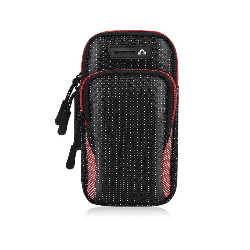 mini cell phone armband for run bags for women phone armband Running racing accessories Bag for mobile phone wrist stand Peaceful Pleasures Health and Wellness Red(6.5inch)