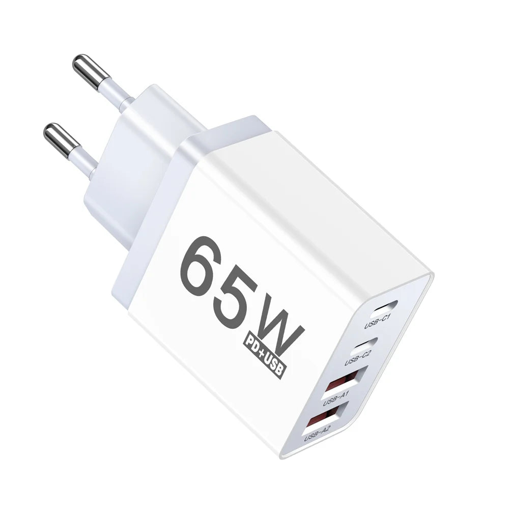 65W USB-C Fast Charger AU Plug – iPhone Samsung Xiaomi