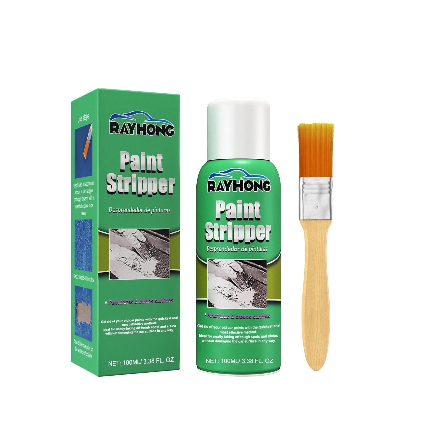 RayHong Paint Remover Kit – Car Wheel Hub & Metal Surface