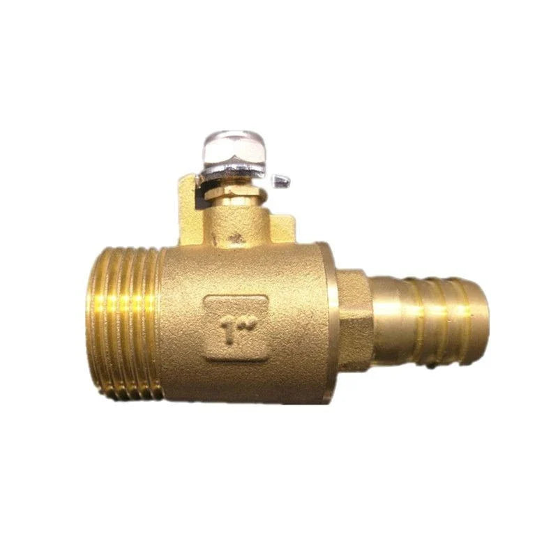 1-Inch Threaded Brass Ball Valve – Water, Gas & Oil Flow Control