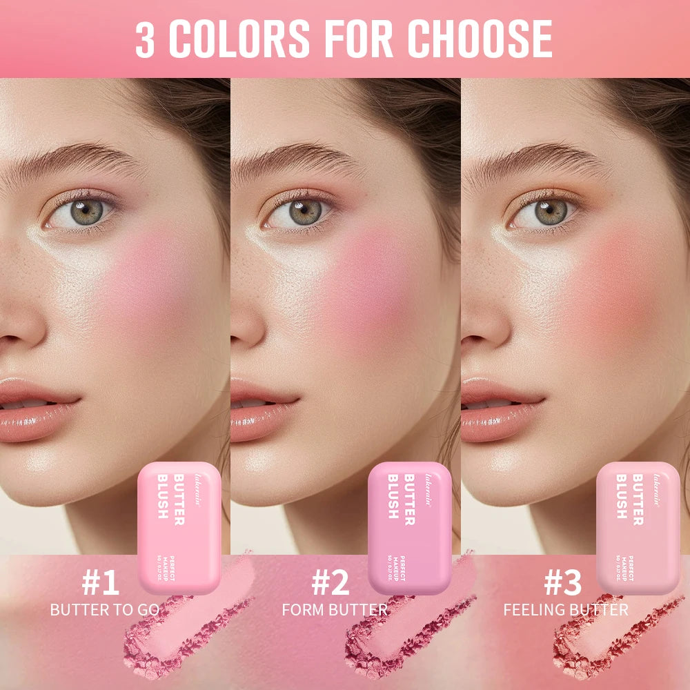 Professional Makeup Powder Blush 12HR Wear Vegan Formula Blusher Makeup Blush in Bar Cosmetics Palette Powder Pink Cream Face Peaceful Pleasures Health and Wellness
