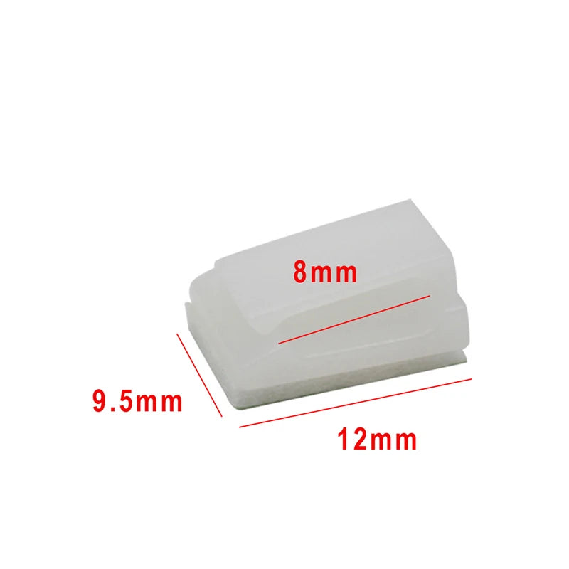 Light Strip Mounting Clips Self Adhesive Led Fasteners Holder Cable