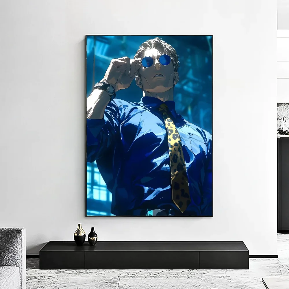 Jujutsu Kaisen Kento Nanami Minimalist Canvas Wall Art Print