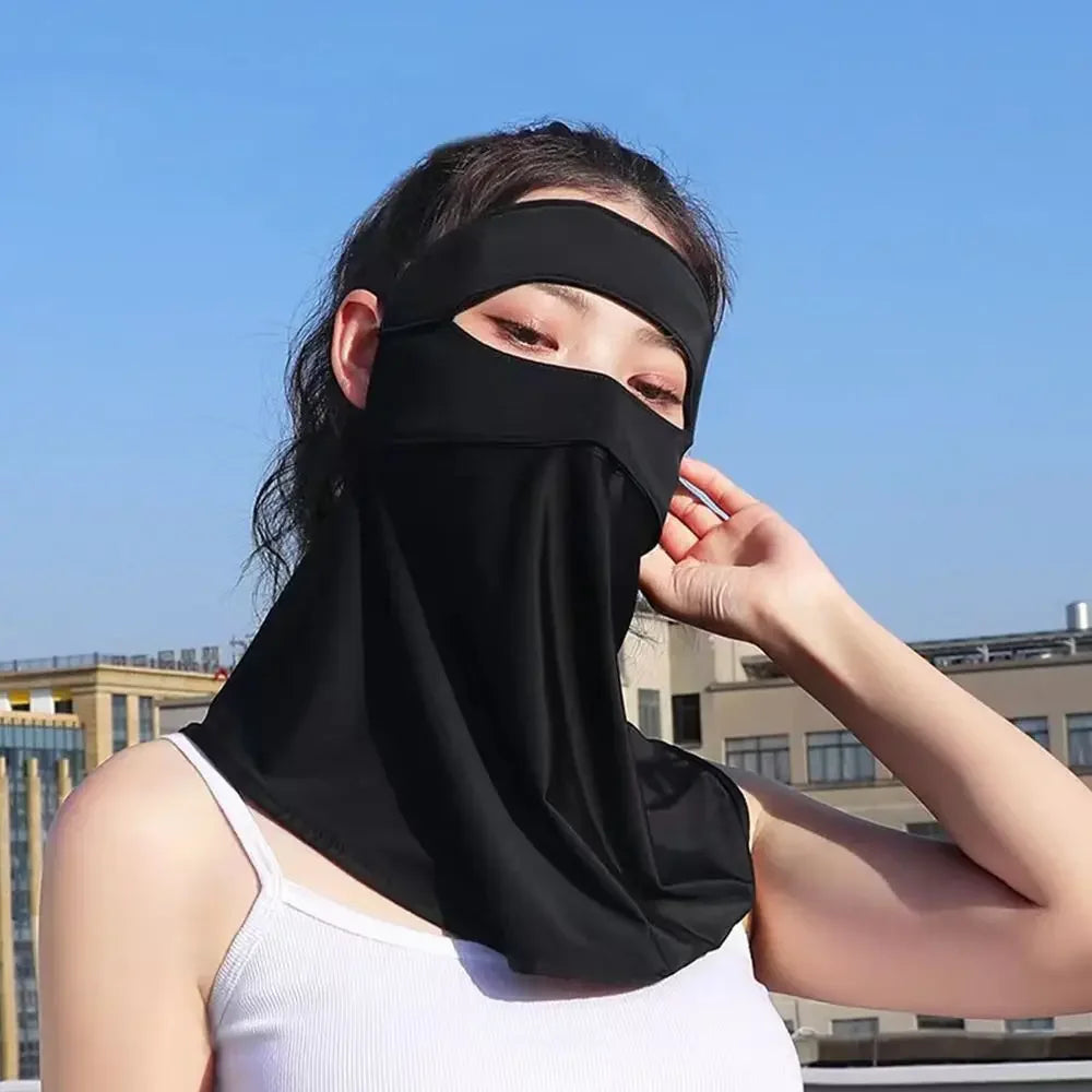 Ice Silk Face Gaiter – UPF 50+ UV Protection, Cooling & Breathable