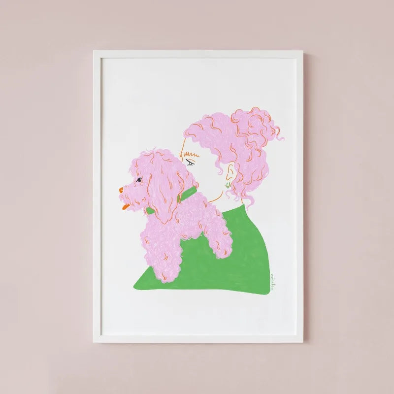 Modern Minimalist Line Girl Illustration Poster Girly Busy Resting Reading Book Canvas Painting Wall Art Living Room Home Dec Peaceful Pleasures Health and Wellness 2 20x30cm Unframed
